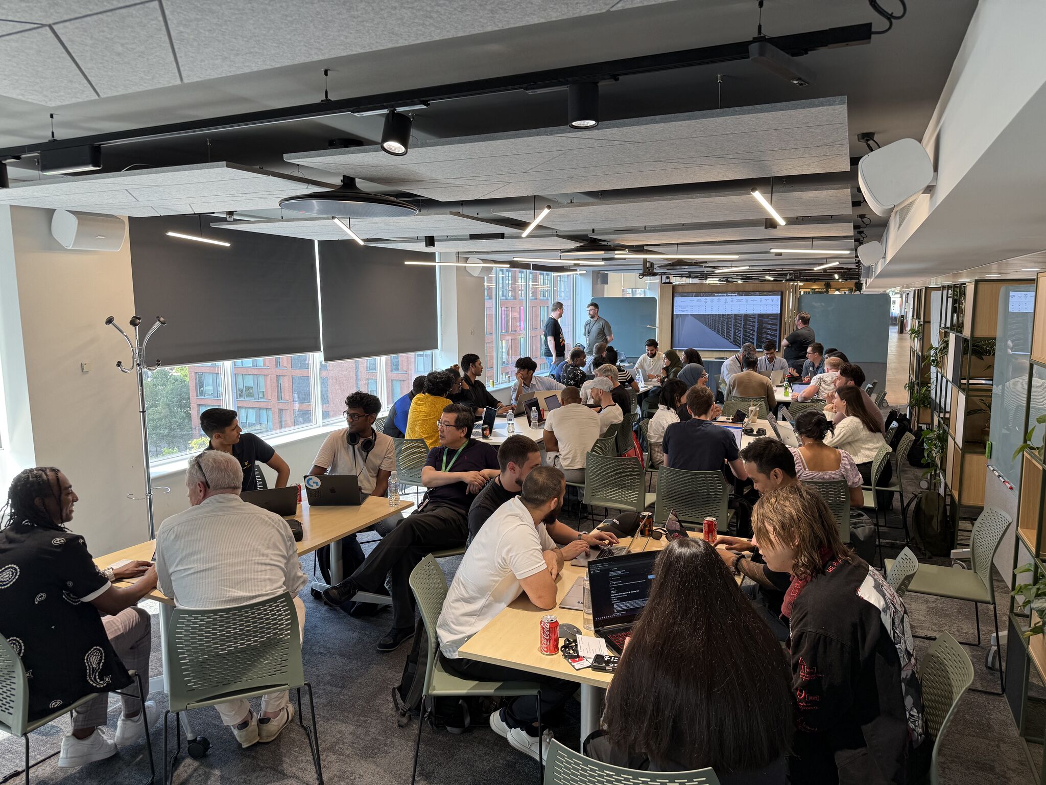 Packed room at Build with AI Manchester