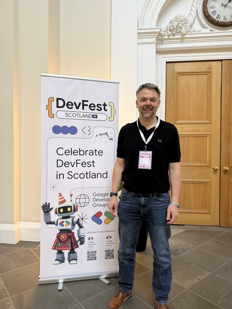 At GDG DevFest Scotland