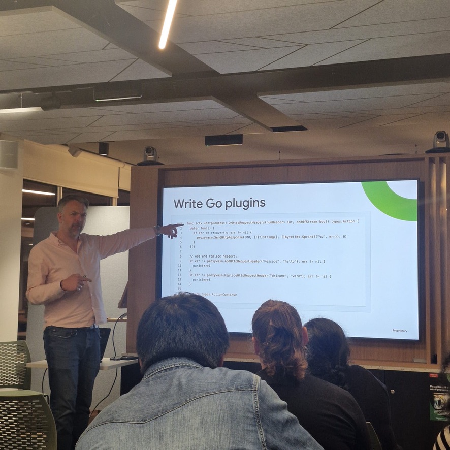 Presenting on WASM in Go at GDG Manchester